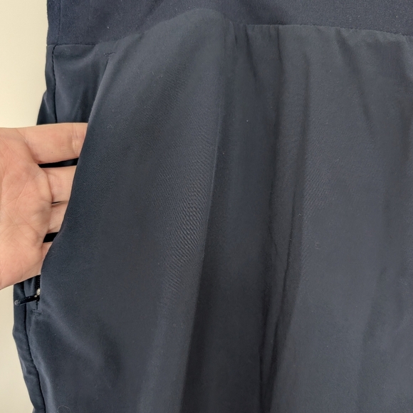 Athleta Skirt Womens 16 Soho Skort Shorts Blue Athletic Stretch Elastic Waist - Picture 2 of 11